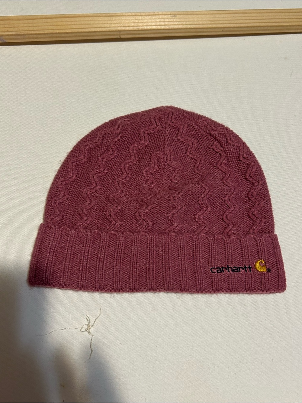 Carhartt Kids Cable Knit Beanie - Mauve